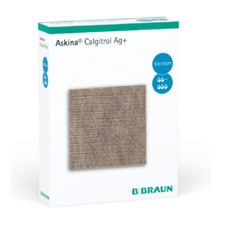 ASKINA CALGITROL AG+ Apósito hidrocelular con alginato y plata