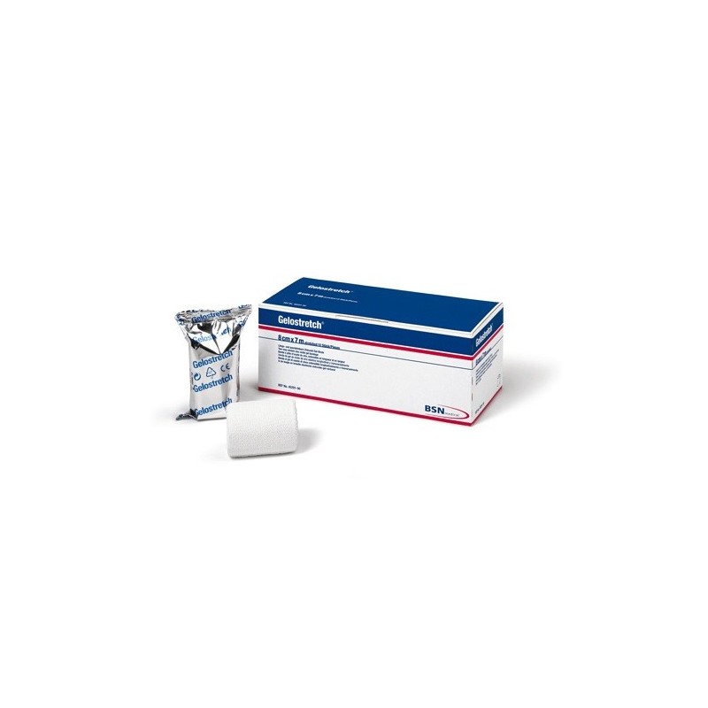 GELOSTRETCH Venda de gel de zinc bi-elástica 10cm x 7m Unidad