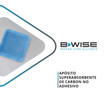 BWISE Apósitos superabsorbentes 10x20 cm Caja 10 unidades