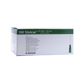 Comprar Agujas esteriles STERICAN 21G 0,80 x 120 mm Terapia Neural