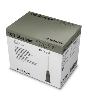 STERICAN Agujas 27G x 1 1/2" , 0,40x40 mm