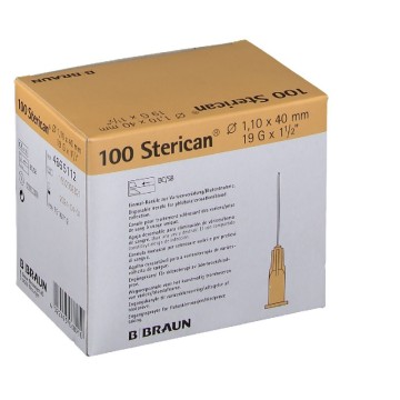 Agujas Sterican 19G 1,10x40 mm Estériles | Parafarmic