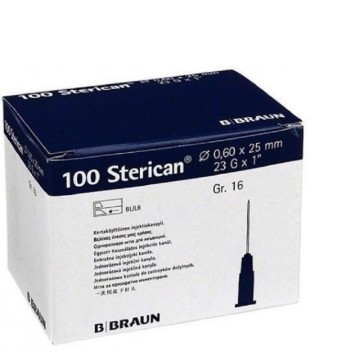 Agujas Sterican 23G 0,60x25 mm Estériles | Parafarmic