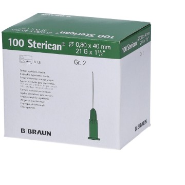 Agujas Sterican 21G 0,8x40 mm Estériles | Parafarmic
