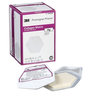 Apósito Promogran 3M 28 cm² — Matriz moduladora de proteasa colágeno ORC caja 10 unidades
