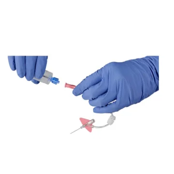 Adaptador Luer-Lok extracción de sangre desde catéter intravenoso sin aguja BD Vacutainer