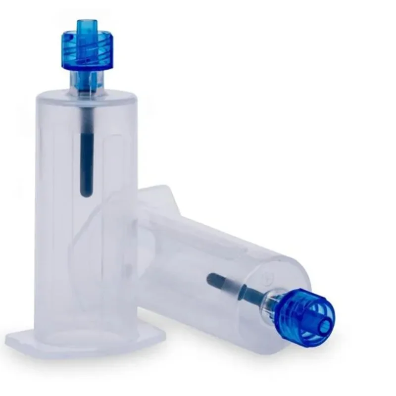 Adaptador BD Vacutainer Luer-Lok estéril sin látex dispositivo un solo uso azul
