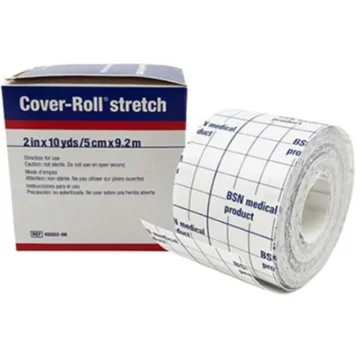 Cover-roll stretch BSN rollo 5cm y 10cm esparadrapo tejido no tejido blanco papel cuadrícula