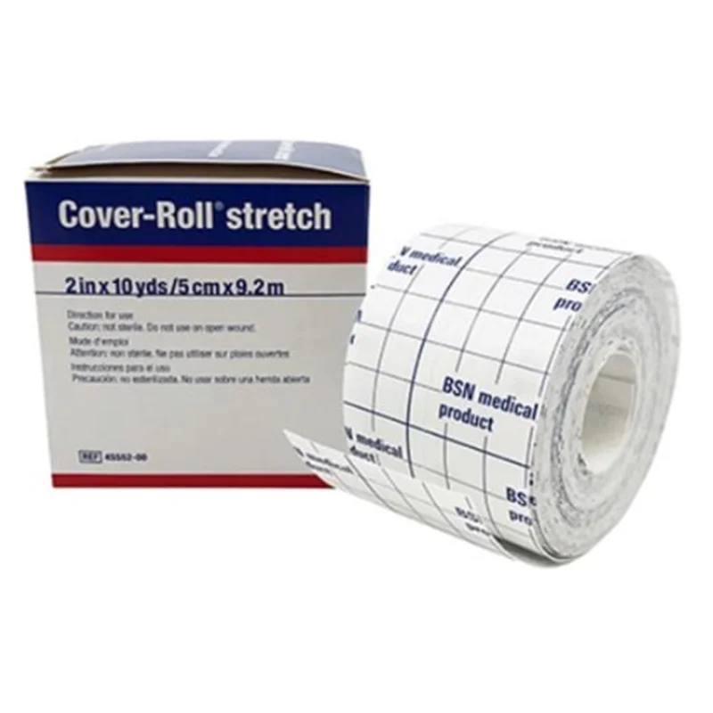 Cover-roll stretch BSN rollo 5cm y 10cm esparadrapo tejido no tejido blanco papel cuadrícula