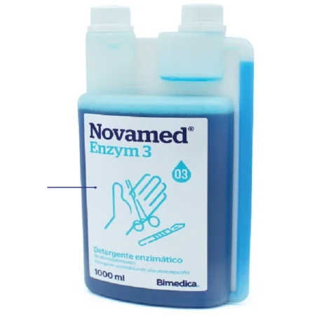 Novamed Enzym 3 detergente multienzimático instrumental quirúrgico 1L Bimedica ref 101018