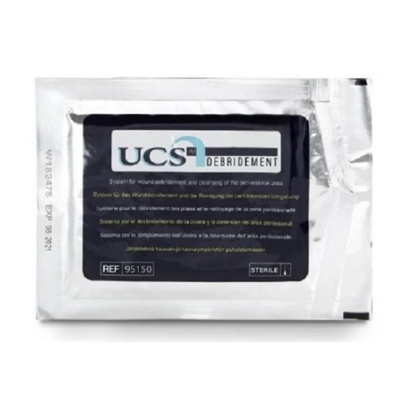 UCS toallitas para desbridar 20x20 cm caja 10 unidades Welcare Clase IIb desbridamiento