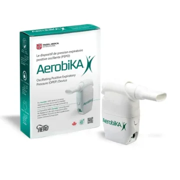 Aerobika OPEP 4 piezas desmontables boquilla válvula indicador resistencia puerto nebulizador