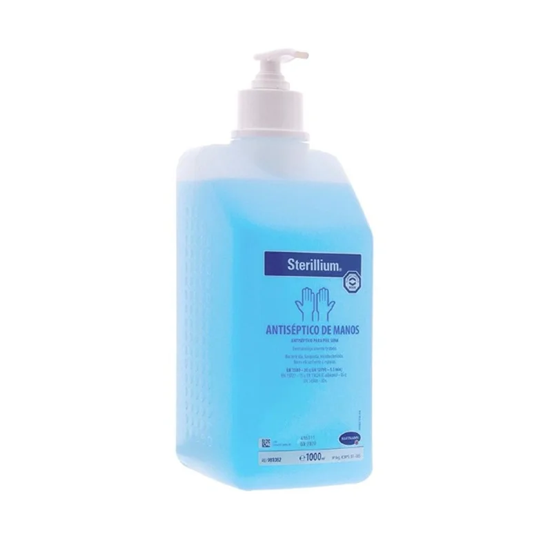 Sterillium 1000ml dispensador hospital residencia planta hospitalaria UCI desinfección manos