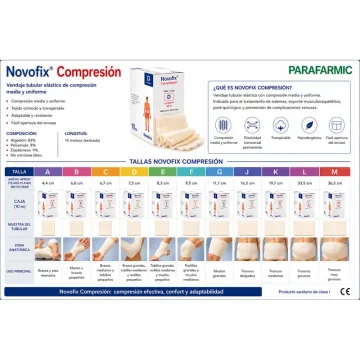 Catalogo  Vendaje tubular elastico de compresión Novofix