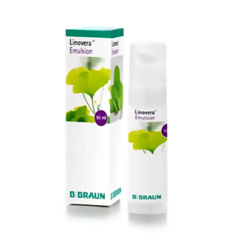 Linovera Emulsión 50 ml B. Braun con AGHO para prevención de úlceras vasculares y pie diabético