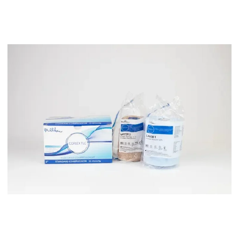 CoFlex TLC Calamina aplicación pierna úlcera venosa compresión 30-40 mmHg