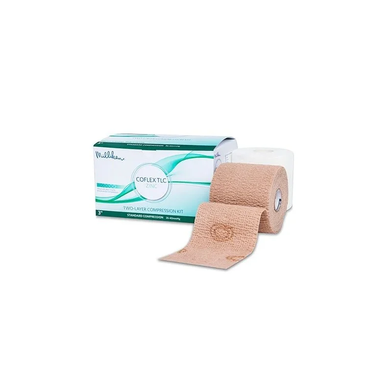 CoFlex TLC Zinc 30-40 mmHg venda compresión multicapa 2 capas Calvo Izquierdo