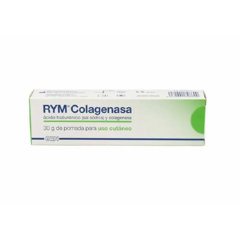 RYM Colagenasa mecanismo colagenasa hialurónico preparación lecho herida desbridamiento crónico