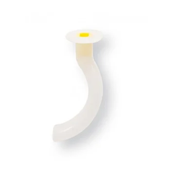 Tubo de Mayo Guedel Nº 3 amarilla diámetro interno 4.5 mm vía aérea permeable