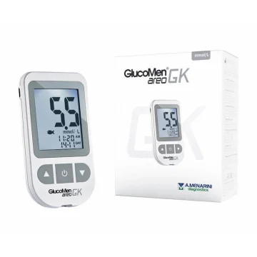 GlucoMen areo GK medidor de glucosa y cuerpos cetónicos en sangre A. Menarini Diagnostics