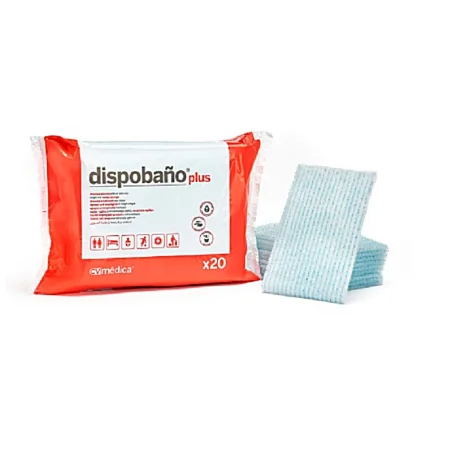 Esponja Jabonosa Dispobaño Plus 150 g/m² 20 uds | Parafarmic