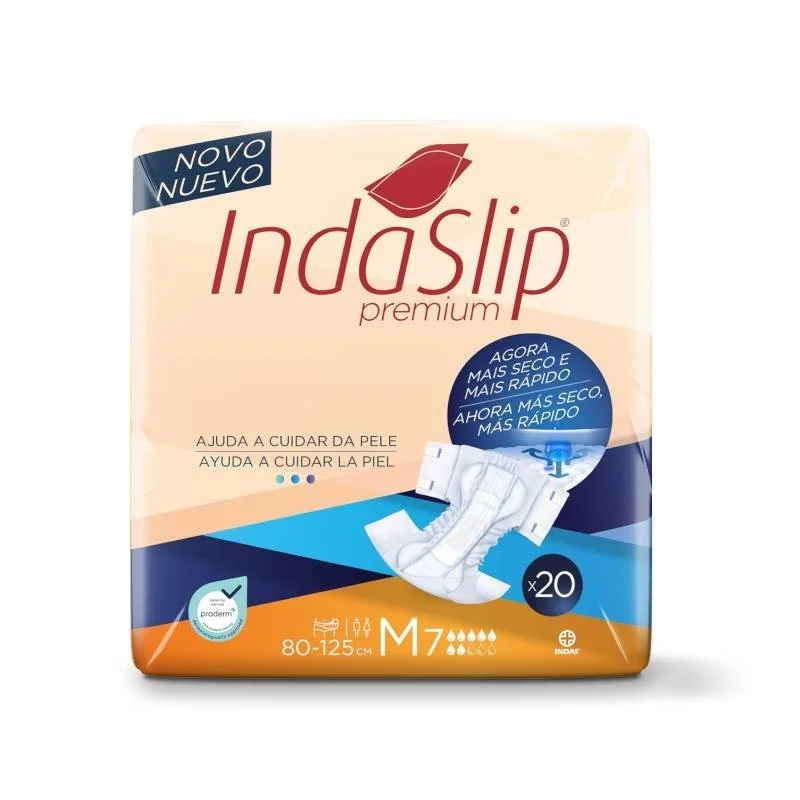 Indaslip Premium M7 pañal elástico para incontinencia moderada de Laboratorios Indas