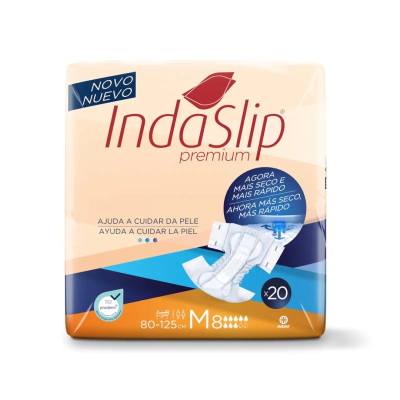 Indaslip Premium M8 pañal elástico para incontinencia media de Laboratorios Indas