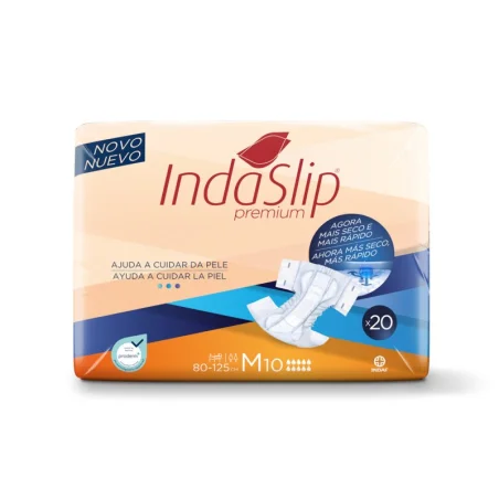 Pañal Elástico Indaslip Premium M10 Incontinencia Grave | Parafarmic
