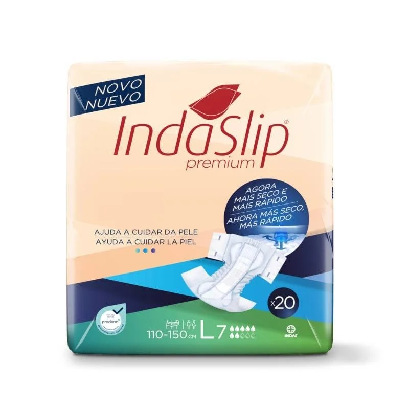 Indaslip Premium L7 pañal elástico para incontinencia media de Laboratorios Indas