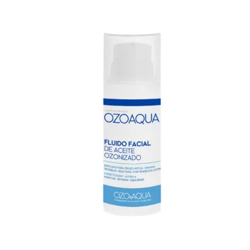 Fluido facial de aceite ozonizado OZOAQUA, envase de 50 ml