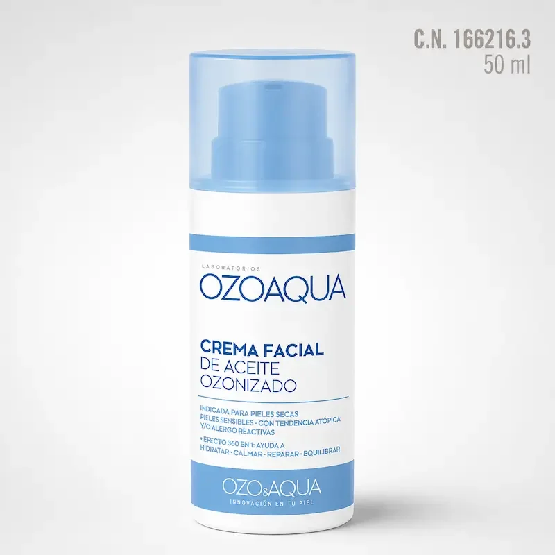 Crema Facial Ozoaqua - Piel Seca 50 ml