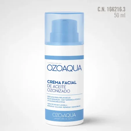 Crema Facial Ozoaqua - Piel Seca 50 ml