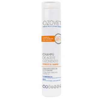 Ozovet champú de aceite ozonizado para perros y gatos 250 ml de Laboratorios Ozoaqua