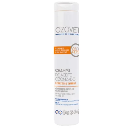 Ozovet champú de aceite ozonizado para perros y gatos 250 ml de Laboratorios Ozoaqua