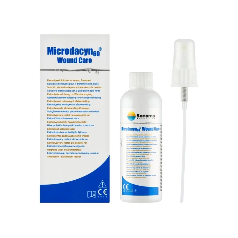 Microdacyn Spray 100 ml solución de ácido hipocloroso para heridas de SDO Medical