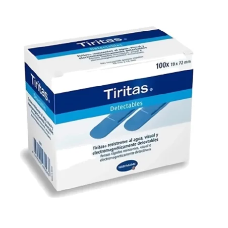 Tiritas azules detectables 100 unidades