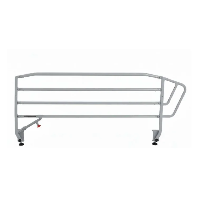 Juego de barandillas universales plegables de acero de 4 barras Tecnimoem con asa para cama articulada