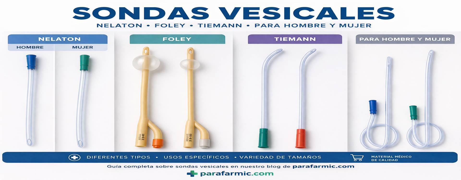 Tipos De Sonda Vesical Nelaton Foley Y Tiemann Parafarmic Tipos De Sonda Vesical Nelaton Foley Y Tiemann Parafarmic